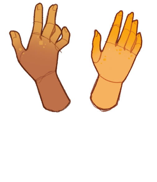 Share the same effect as their full drink counterparts, but this effect does not go past their fingers.