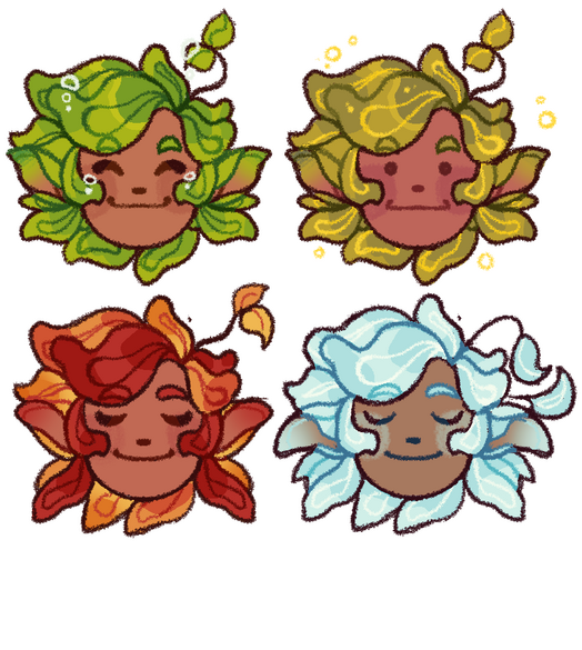 Hair changes with the change of seasons.