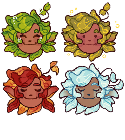 Seasons Hair changes with the change of seasons.