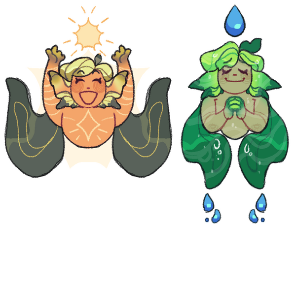 Love the sun and rain, prolonged sun exposure causes them to become sun charged and have enhanced abilities. Often stand in the rain to just enjoy it.