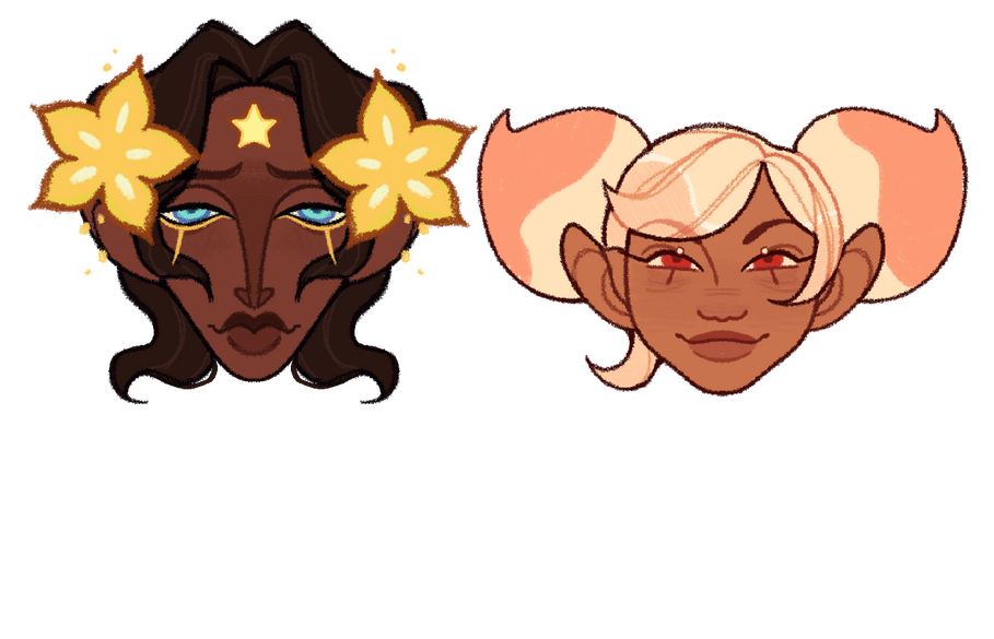 Ears are significantly smaller but share the same general shape.